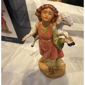 LE Fontanini 5" SOFI THE SHEPHERDESS Nativity Figurine 57115 Story Card & Box